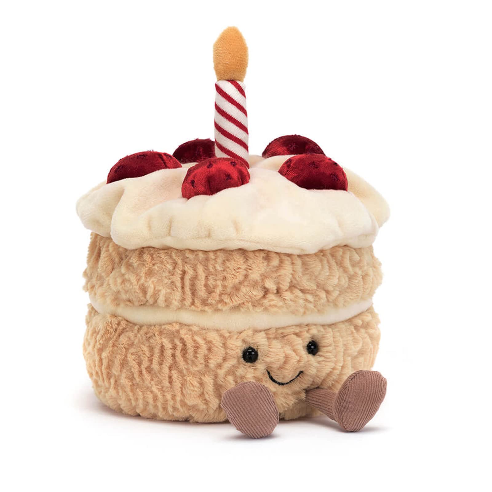 Amazon.co.jp: Jellycat アミューズブル バースデーケーキ ぬいぐるみ