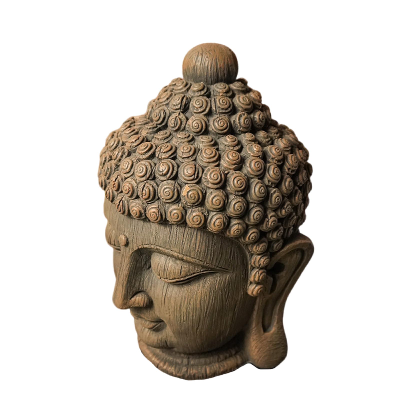 Amazon.co.jp: Psdndeww 樹脂ブッダヘッド像コレクターと