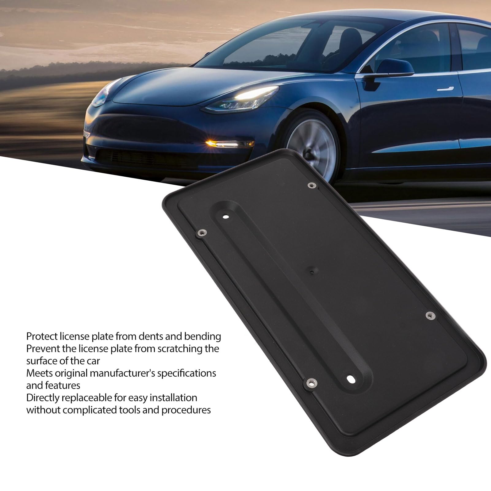 Amazon | テスラ モデル 3 ライセンス プレート マウント - リア