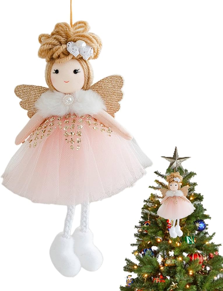 Amazon | クリスマス エンジェル ガール ドール オーナメント