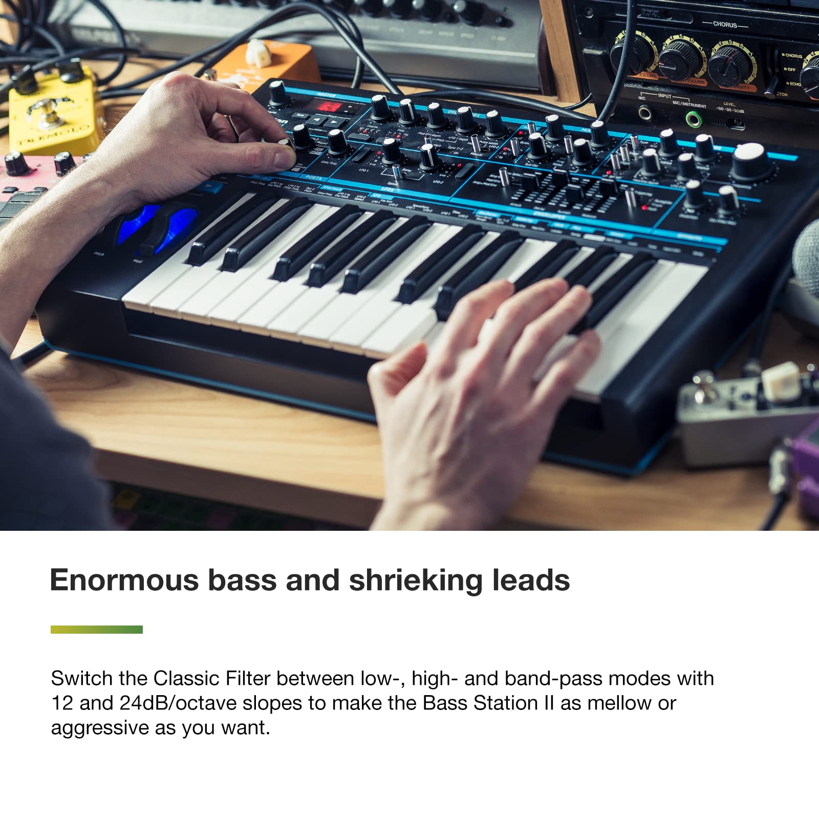 Amazon | Novation シンセサイザー Bass Station II | MIDI