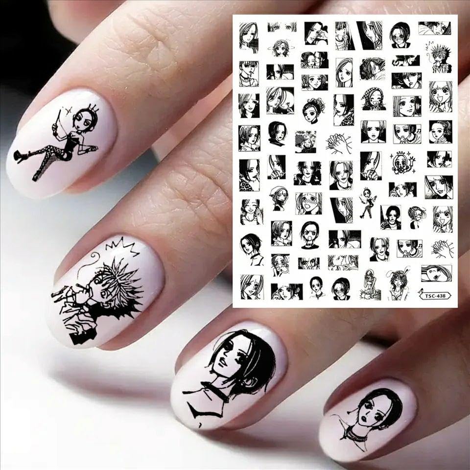 Amazon.co.jp: NANA ネイルシール 矢沢あい シール ナナ nana モノクロ