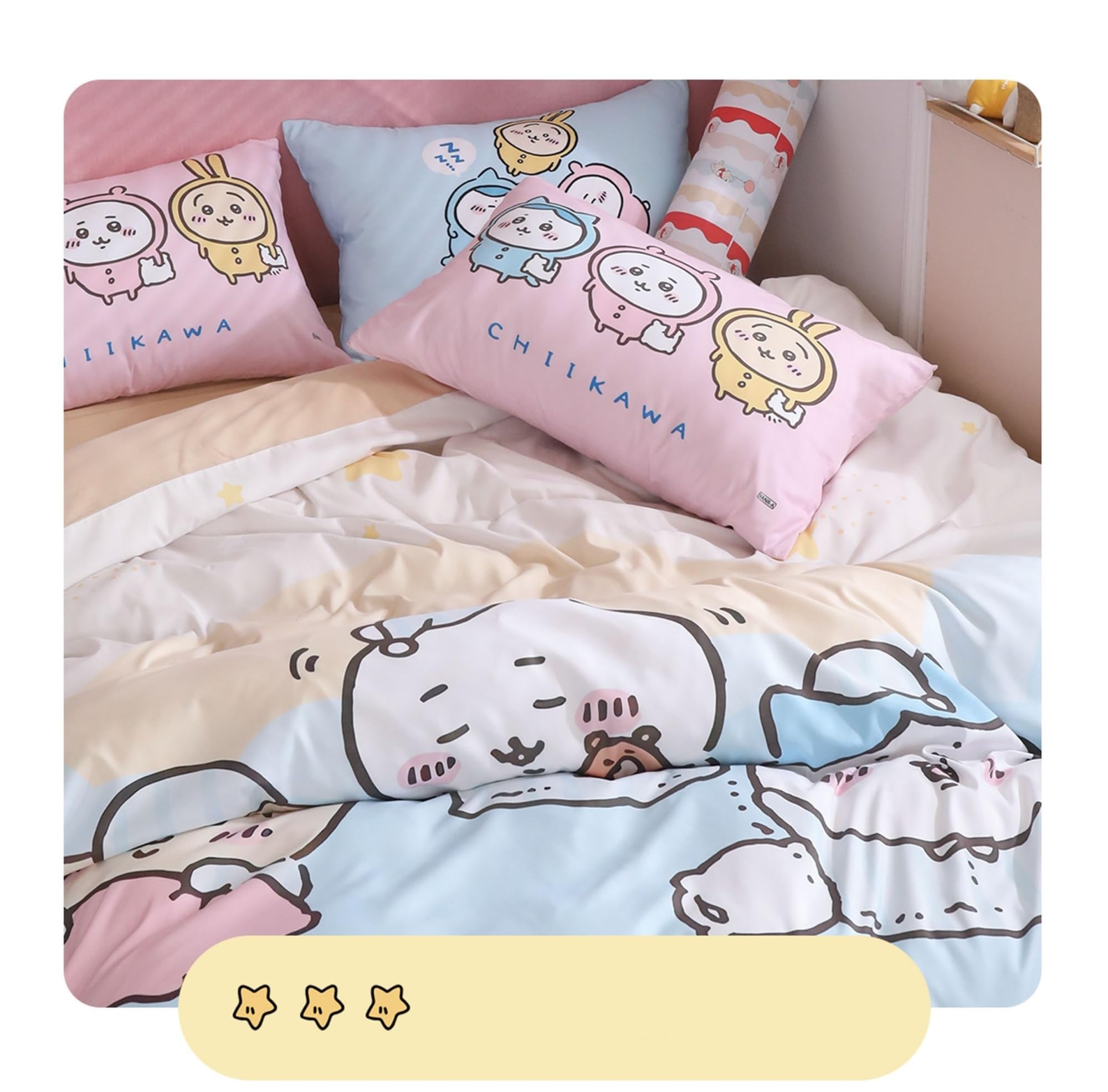 Amazon｜ちいかわ ブランド 可愛い 猫3- モモンガ うさぎ ハチワレ 枕