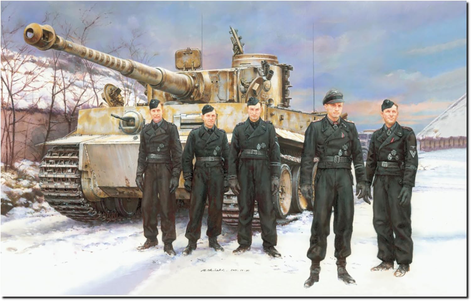 Amazon | プラッツ ドラゴン 1/35 WW2 ドイツ ティーガーI 初期生産型