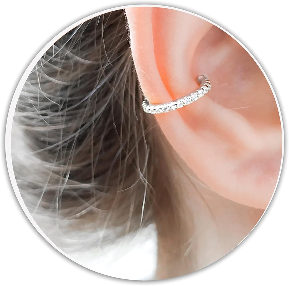 Amazon.com: Sterling Silver Ear Cuff Earring Conch Non Pierced