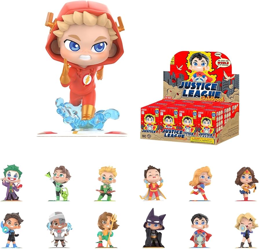 Amazon.co.jp: POP MART DC Justice League Childhood Series Blind