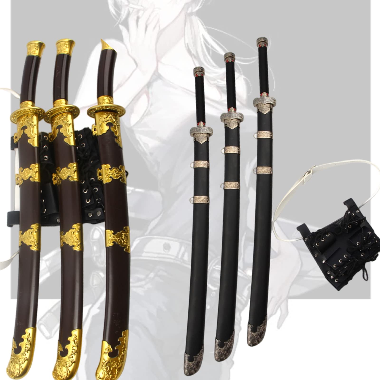 Amazon | クァンシ コスプレ道具 武器 八卦刀 模擬刀 ABS/木製ソード