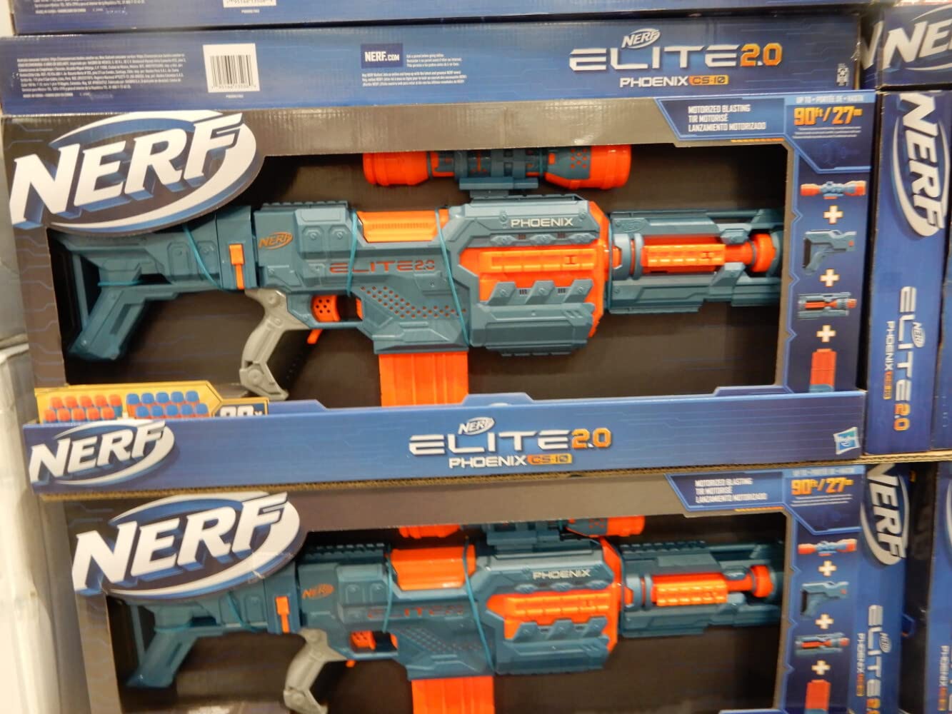 Amazon | NERF CS-10 Phoenix Elite 2.0 電動フォームダークブラスター