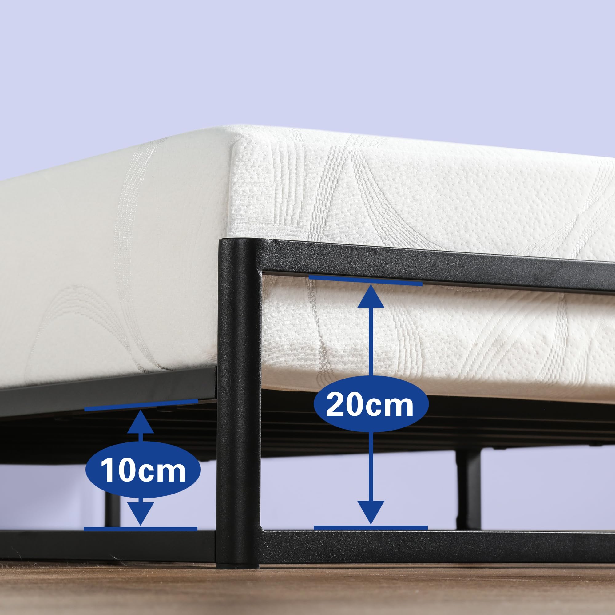 Amazon｜オリースリープ(Olee Sleep) ベッドフレーム ブラック