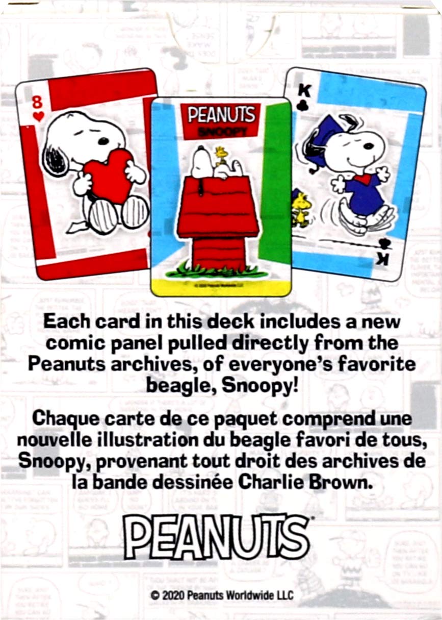 Amazon.com: AQUARIUS Peanuts Snoopy Playing Cards - Snoopy Themed