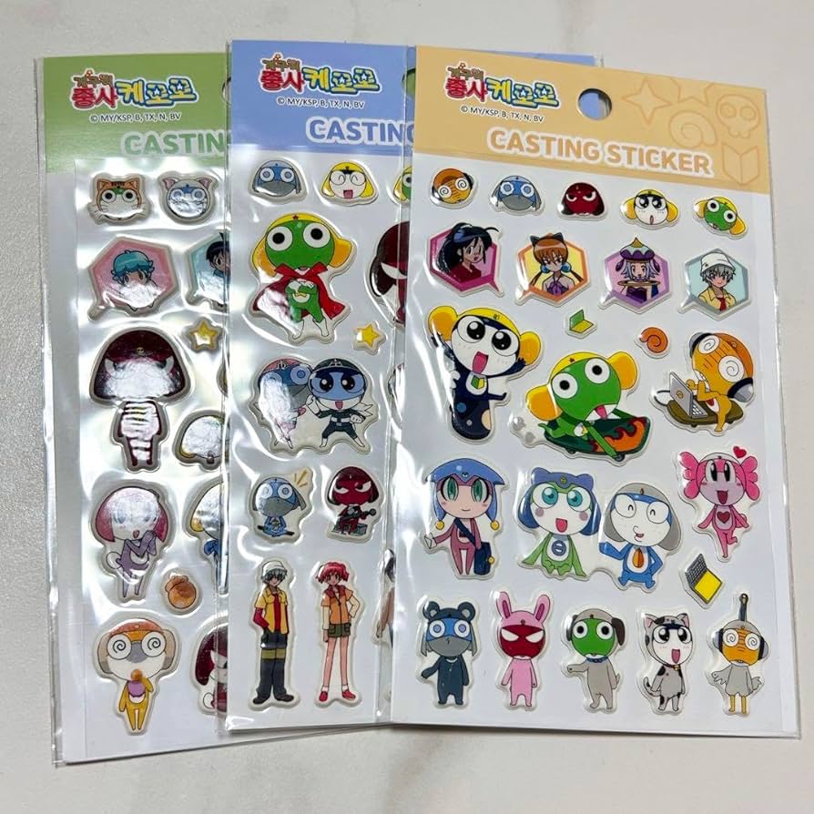 Amazon.co.jp: ケロロ軍曹 韓国限定 シール ステッカー : ホビー