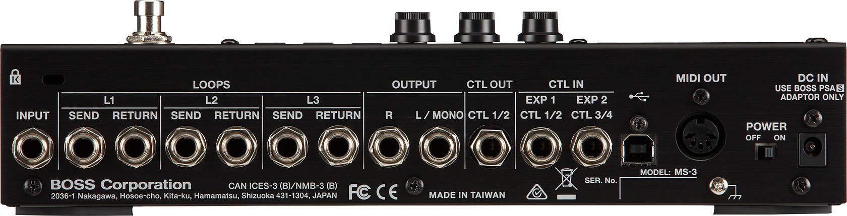 Amazon | 【EV-30 + FS-7セット】BOSS Multi Effects Switcher MS-3