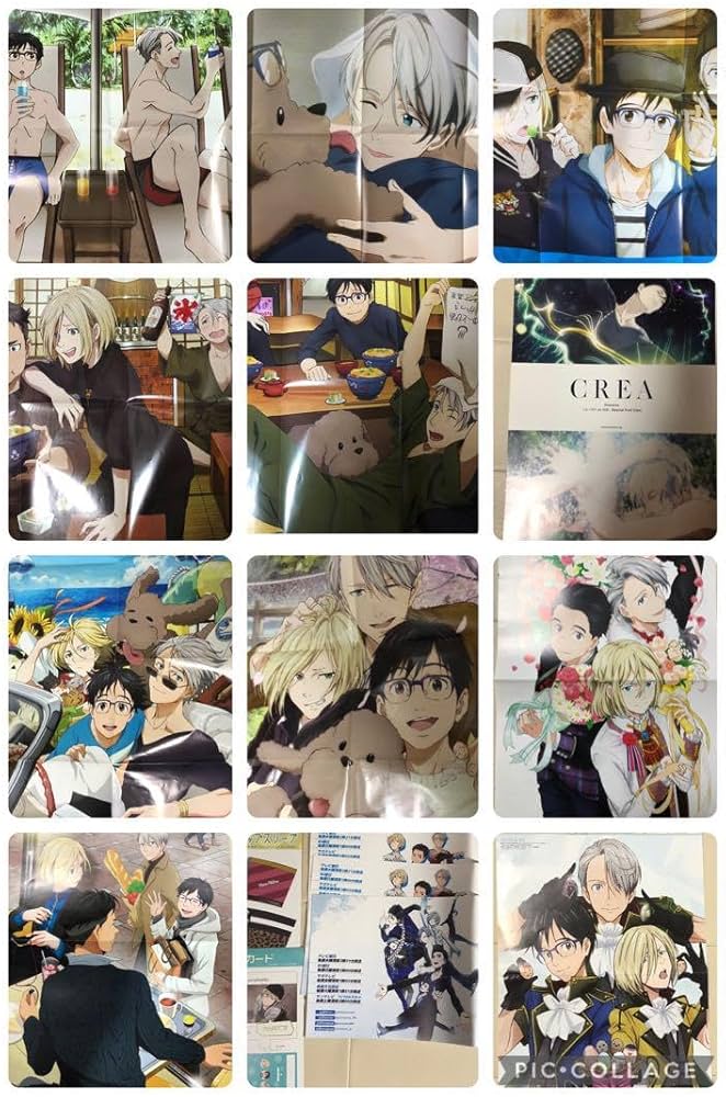 Amazon.co.jp: ユーリ on ICE 雑誌 付録 ポストカード ポスター : おもちゃ