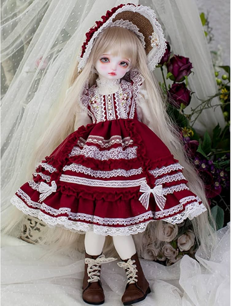 Amazon | KAKAA BJDドール フルセット 1/4 球体関節人形 40cm SD 樹脂