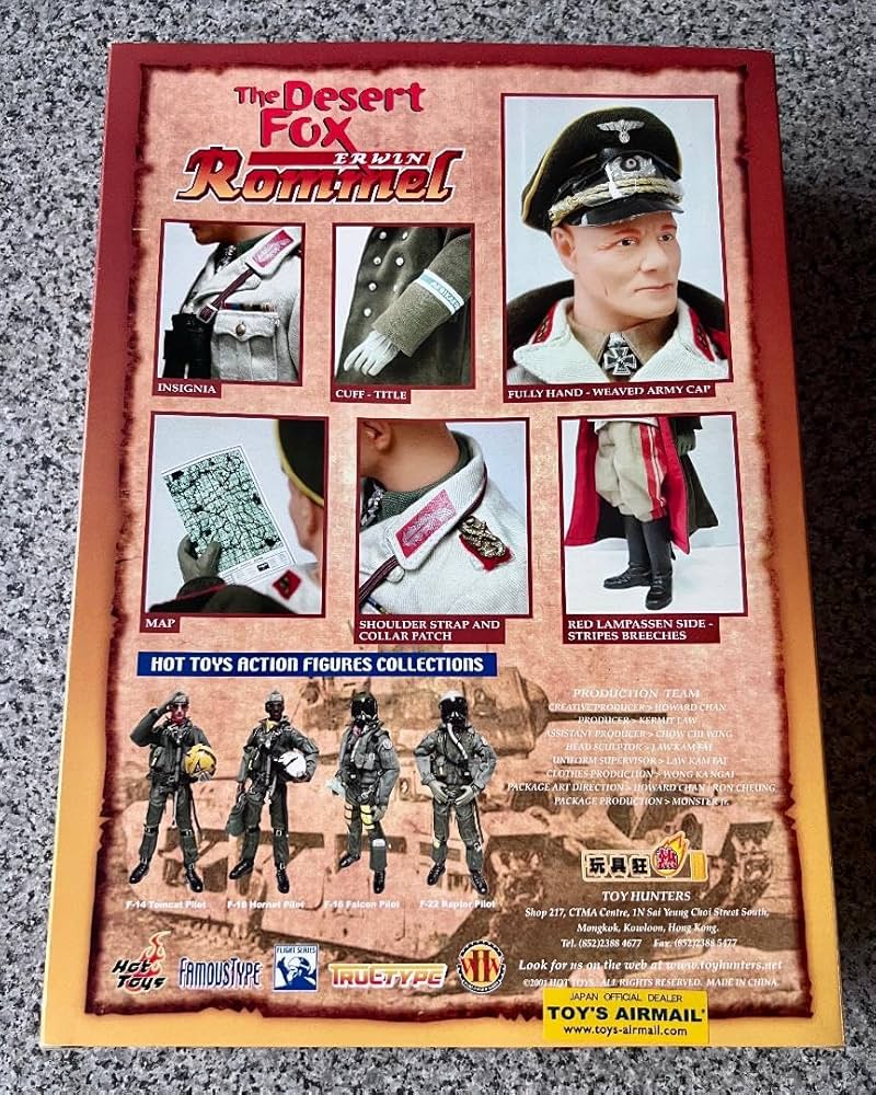 Amazon.co.jp: ホットトイズ ドイツ軍 砂漠の狐 エルヴィン ロンメル 1