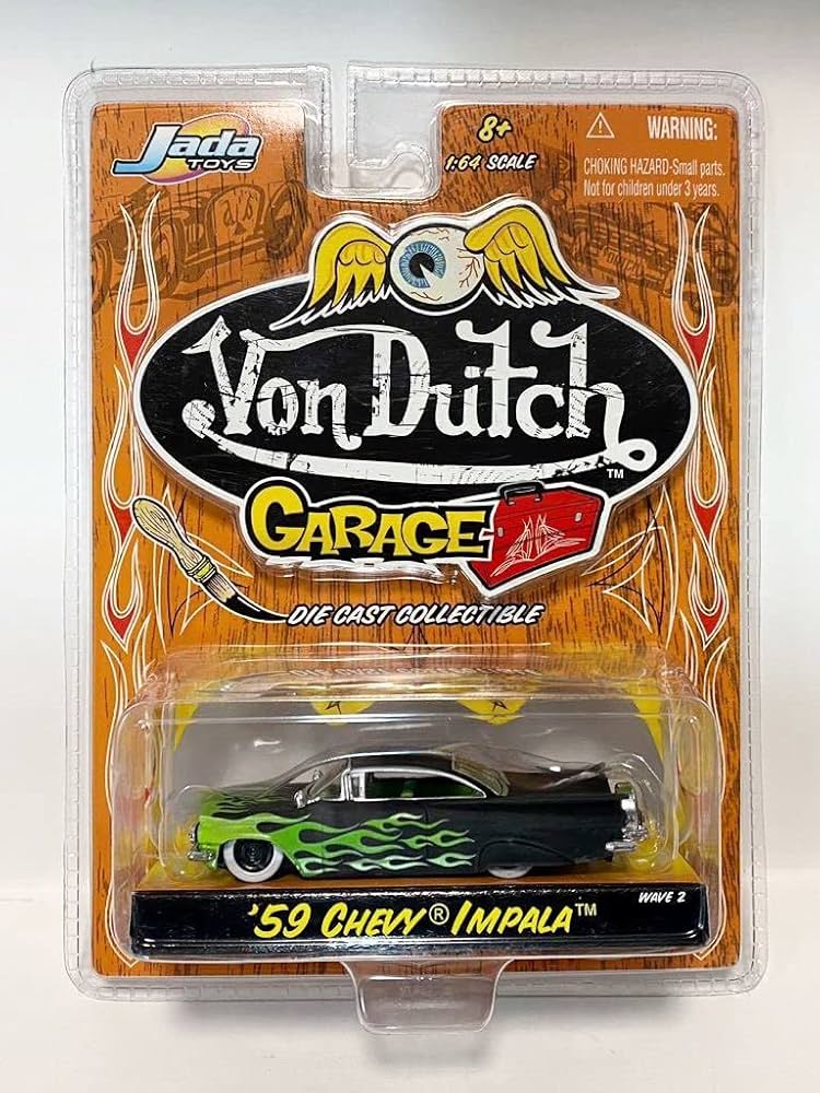 Amazon | JADA 1/64 VonDutch Garage '59 CHEVY IMPALA シェビー