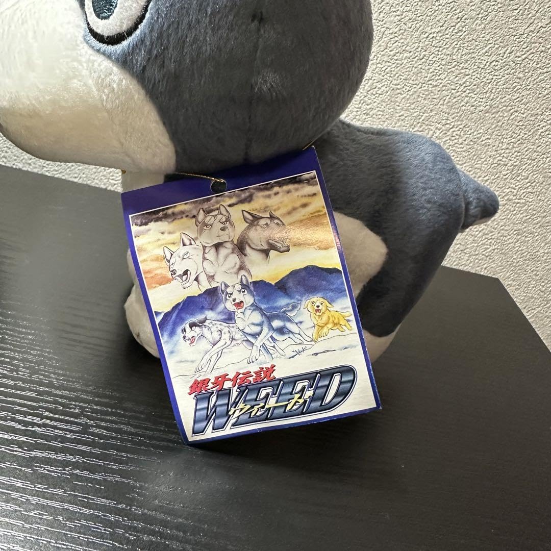 Amazon.co.jp: 1018まで限定！銀牙伝説WEED 銀 ぬいぐるみ : おもちゃ