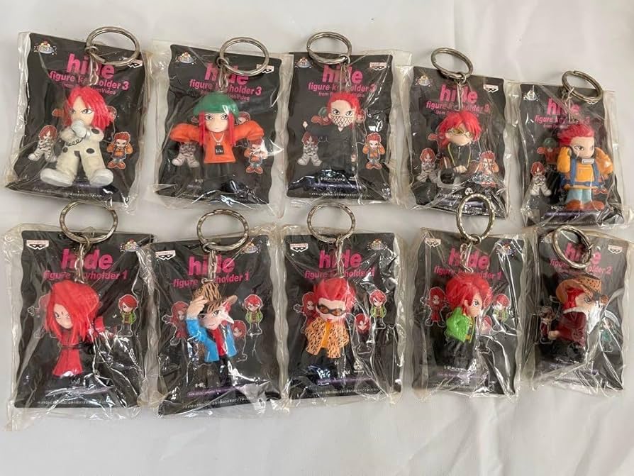 Amazon.co.jp: hide ヒデ フィギュア キーホルダー 10種 1 2 3 : おもちゃ