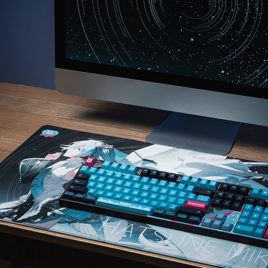 Amazon.co.jp: 初音ミク 16th Anniversary 大型 デスクマット マウス