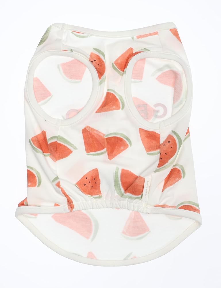 Amazon.co.jp: [ジェラートピケ キャットアンドドッグ] スイカ柄COOL