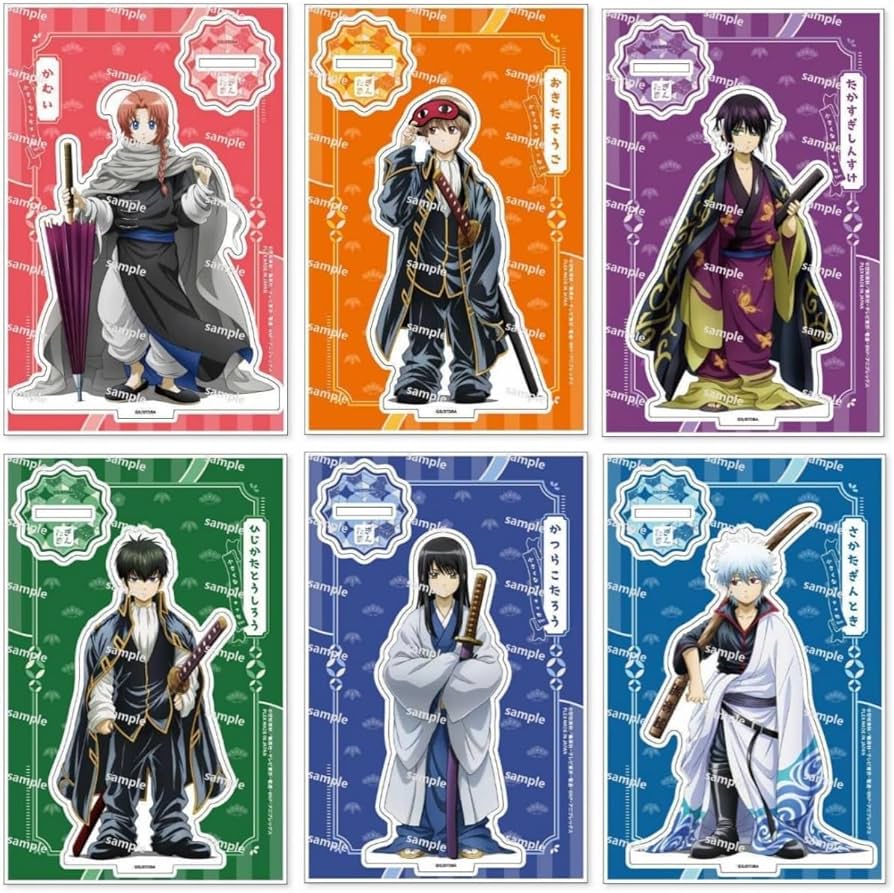 Amazon.co.jp: アクリルスタンド 銀魂 アクスタ 台座あり 坂田銀時 桂