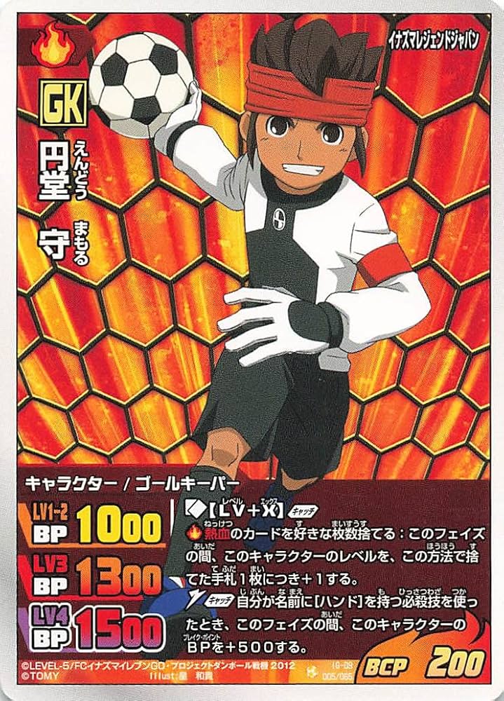 Amazon.co.jp: イナズマイレブンGO TCG 円堂 守（イナズマジャパン