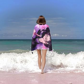 Amazon｜バスタオル チェンソーマン レゼ ビーチタオル 大判 肌に