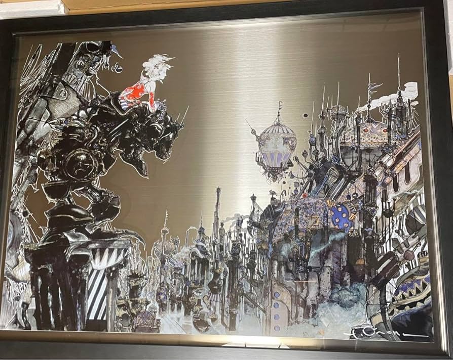 Amazon.co.jp: 超 天野喜孝 街DX 絵画 版画 本人サイン 保証書付き