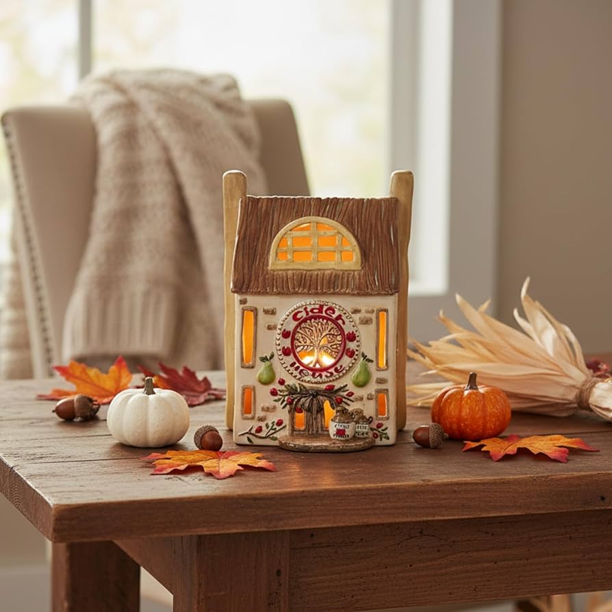 Amazon.com: Blue Sky Clayworks The Old Cider Candle House, Ceramic