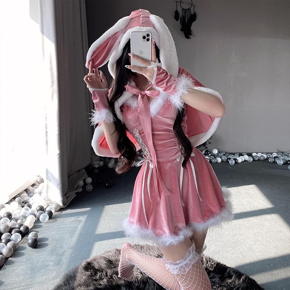 Amazon | [VEROMAN] クリスマス ウサギ うさぎの耳付き サンタ