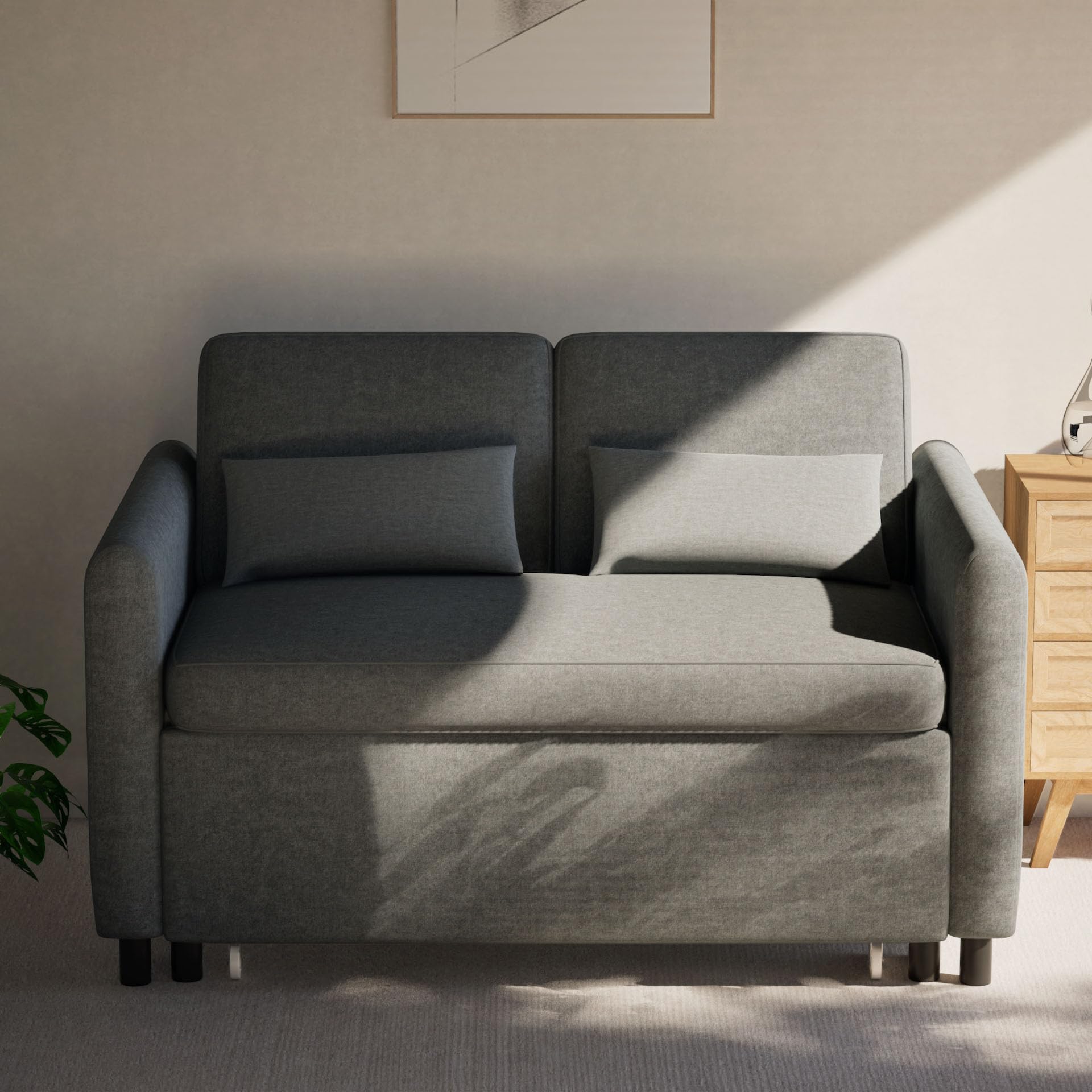 Amazon｜ソファーベッド 3WAY 折りたたみ ソファベッド 2人掛け 座面