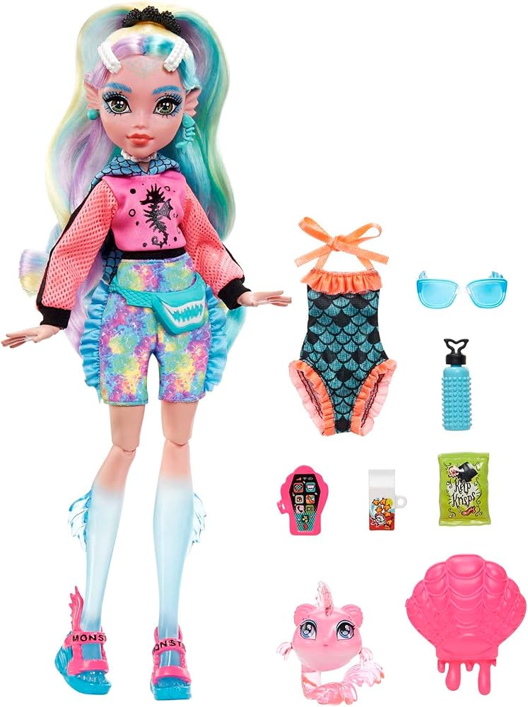 Amazon.co.jp: Monster High Doll, Lagoona Blue with Accessories and