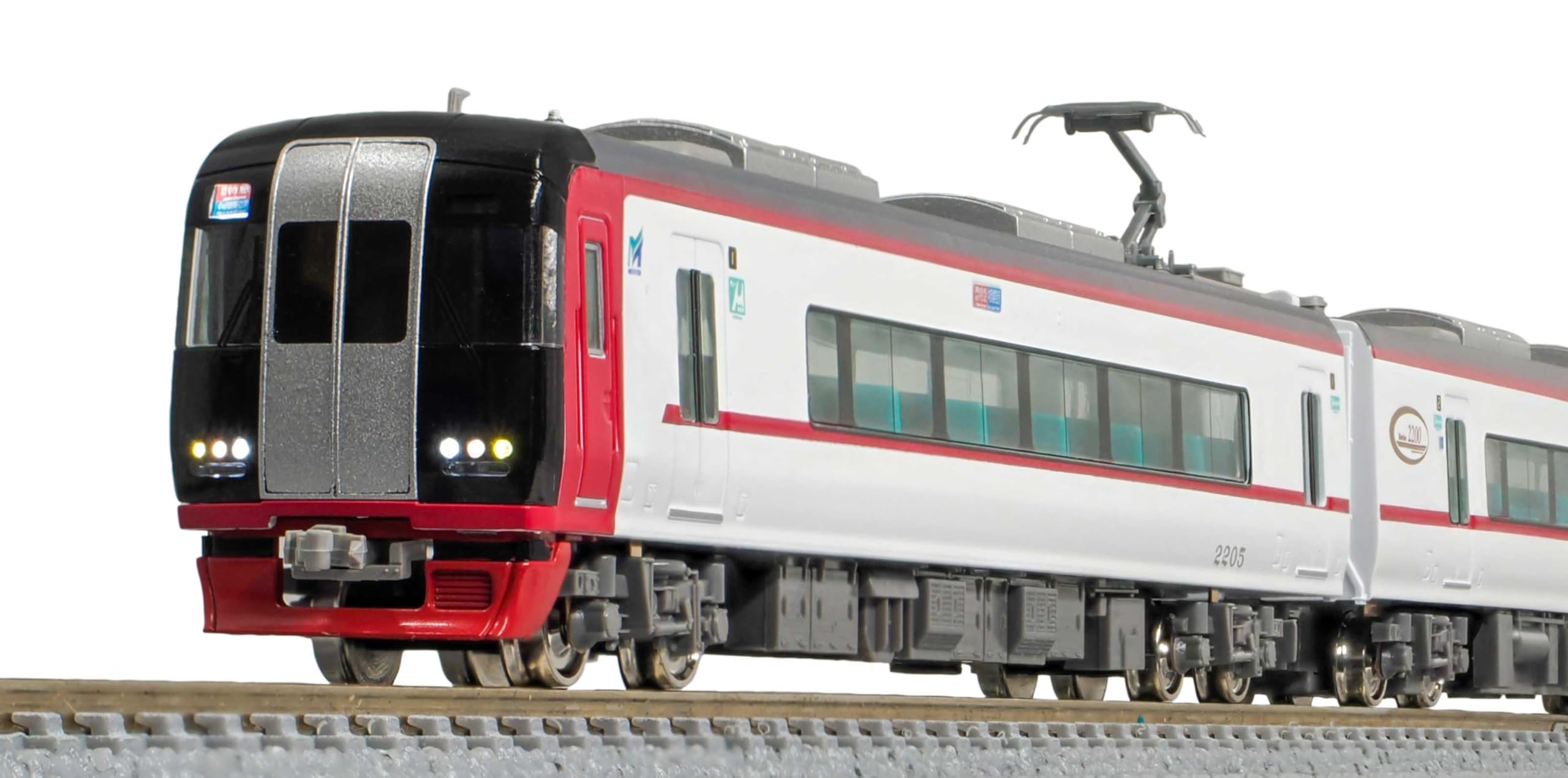 Amazon | グリーンマックス Nゲージ 名鉄2200系2次車 前面窓透過タイプ