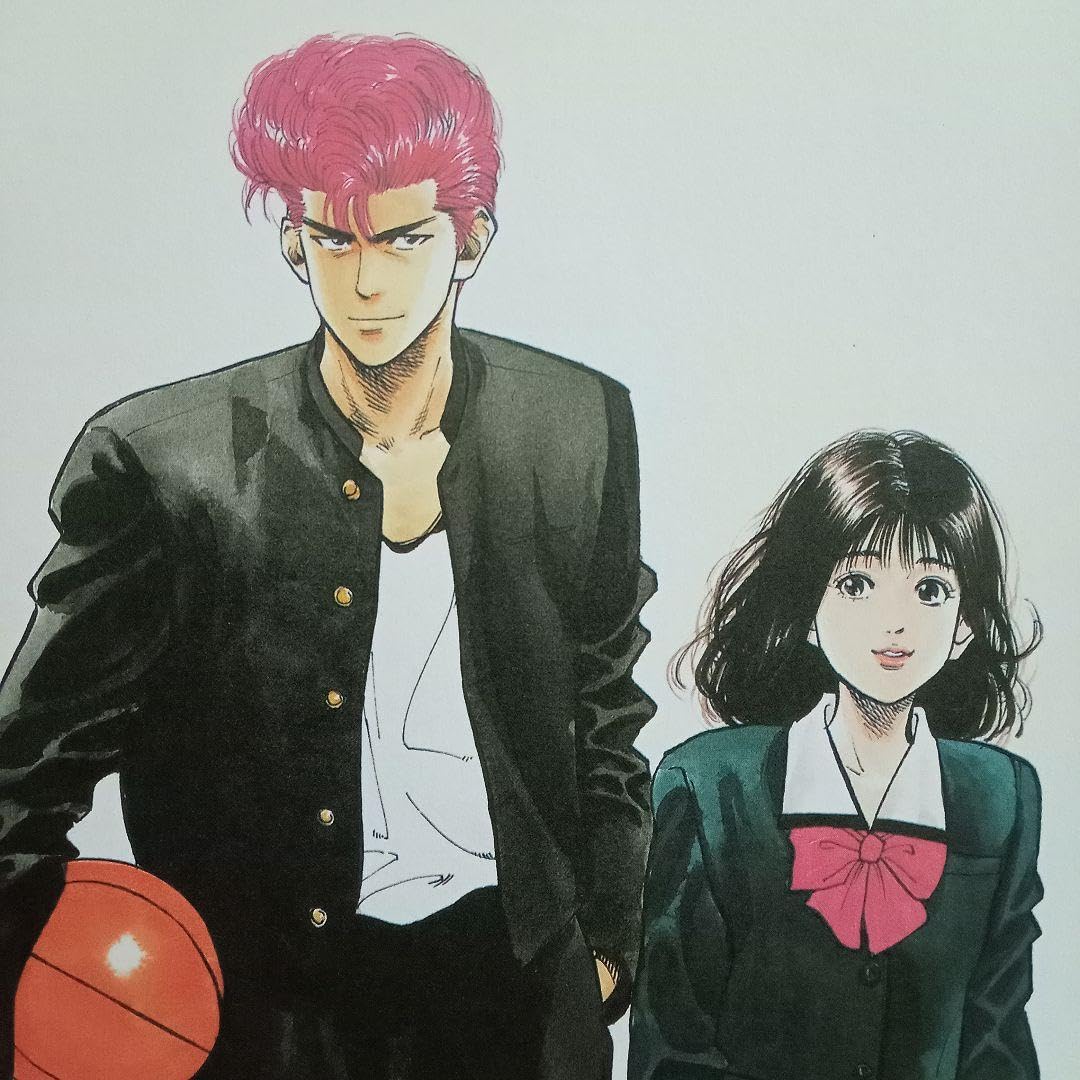 Amazon.co.jp: SLAM DUNK スラムダンク 桜木花道＆赤木晴子 イラスト