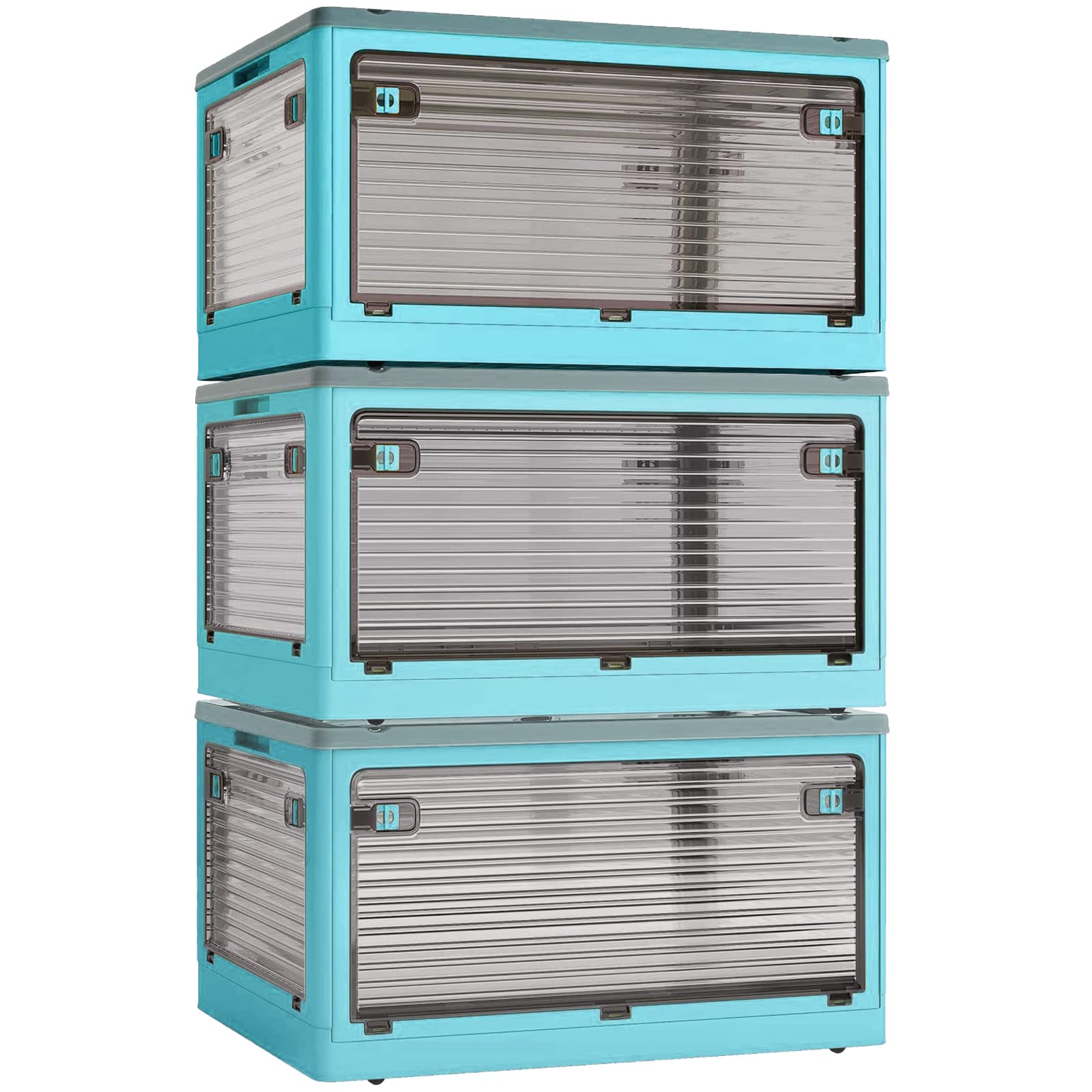 Amazon｜X XUNTAO【収納ボックス 折りたたみ】蓋付き 積み重ね 全方向