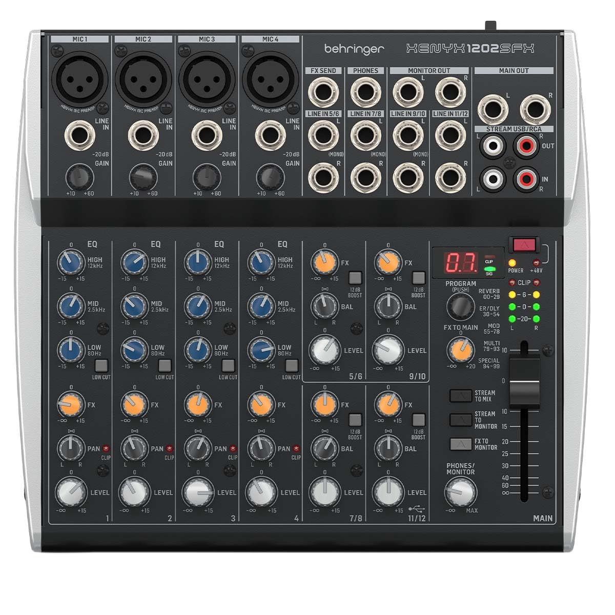 Amazon | ベリンガー Behringer アナログミキサー 12入力 2バス