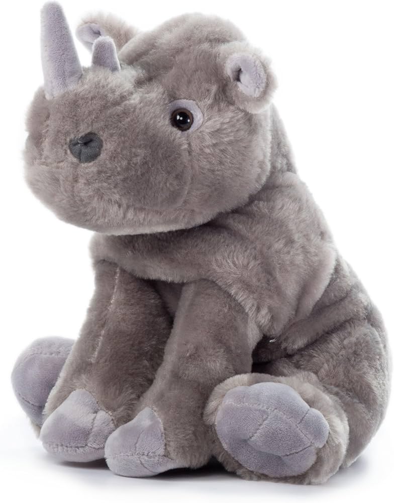 Amazon.com: The Petting Zoo Rhino Stuffed Animal, Gifts for Kids