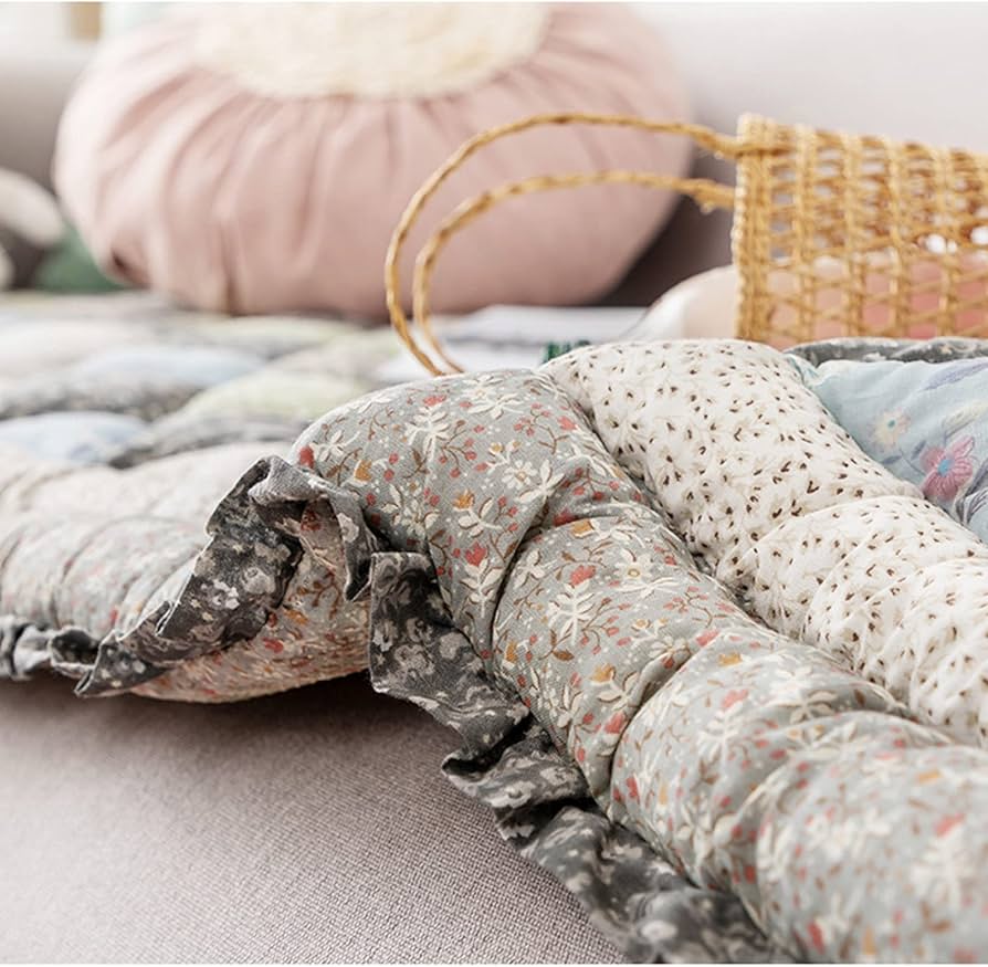 Amazon｜マルチカバー カラー カントリー パッチワーク風 田園風 表