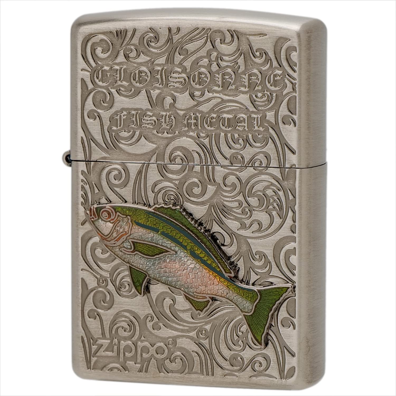 Amazon.co.jp: ZIPPO(ジッポ) ライター 魚 ヴィンテージフィッシュ 本