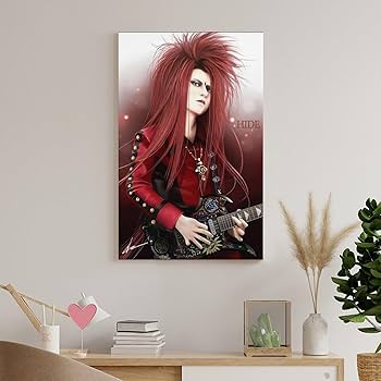 Amazon.co.jp: X Japan ポーズ Hide ライブポスター3 印刷 ポスター