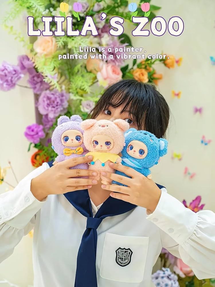 Amazon.co.jp: Briskyjp LiiLa Zoo ぬいぐるみ ブラインドボックス 3個