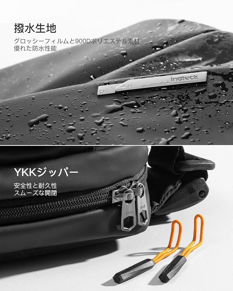 Amazon.co.jp: Inateck Sling Bag X ショルダーバッグボディバッグ 斜