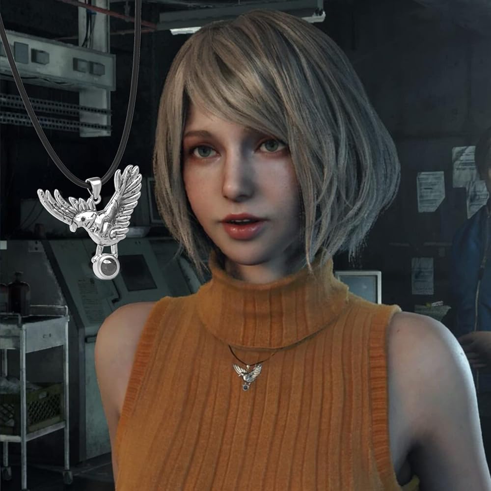 Amazon | SxE バイオハザードRE:4 ネックレス アシュリー 鷹