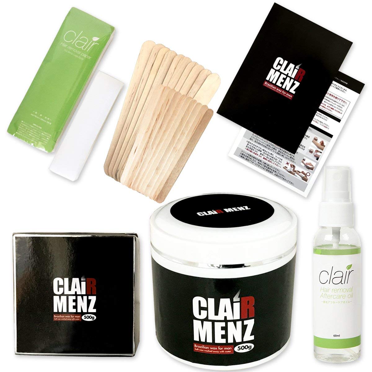 Amazon.co.jp: ブラジリアンワックス メンズ専用 clair Menz wax