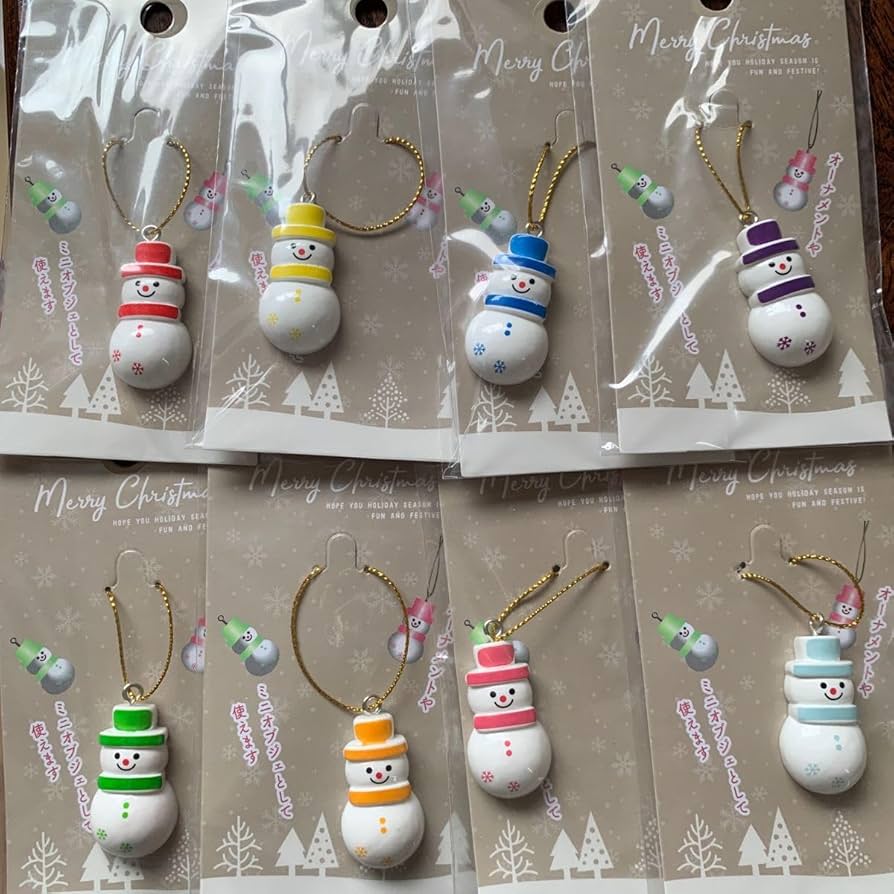 Amazon | 雪だるま オーナメント スノーマン SnowMan ミニオブジェ