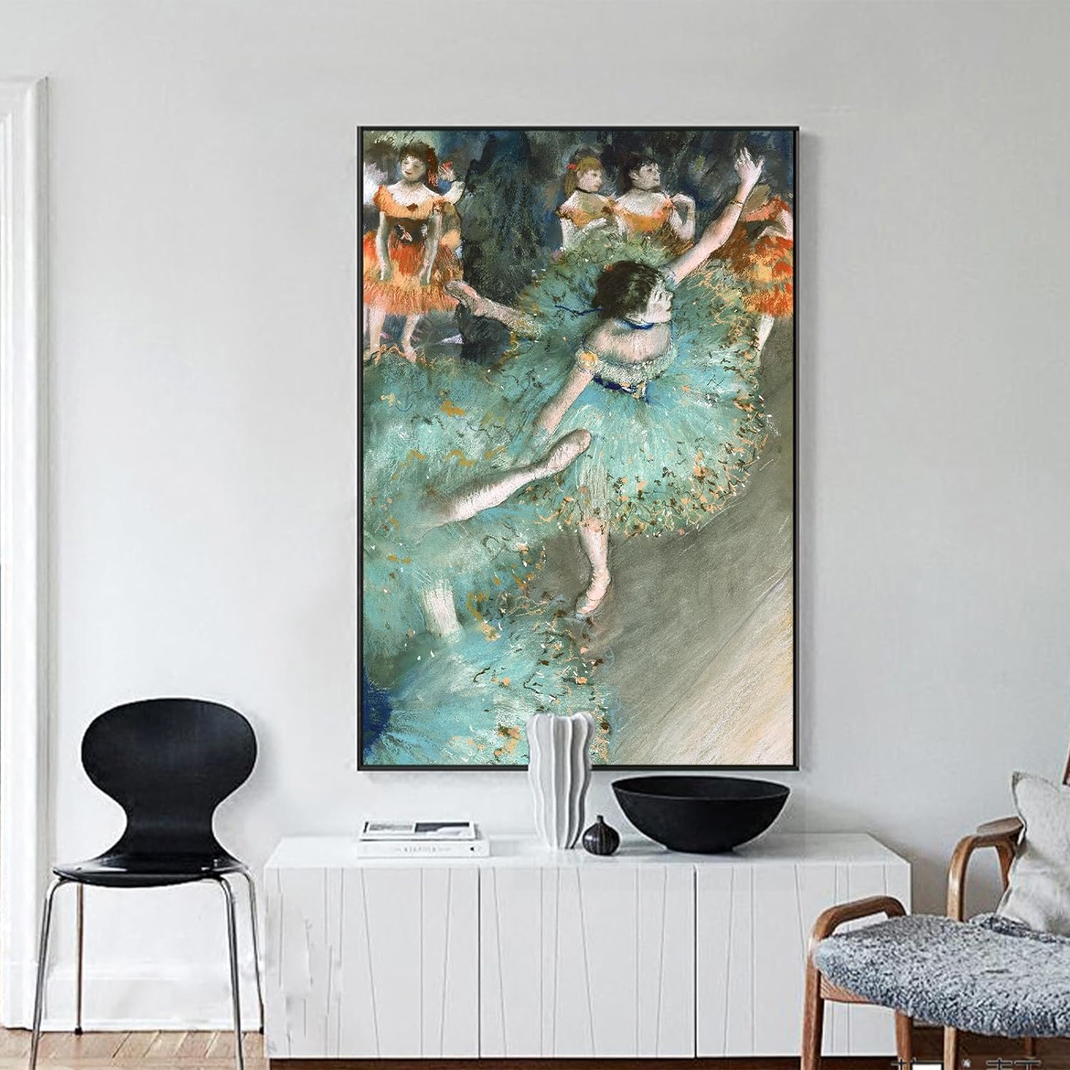 Amazon.co.jp: エドガードガドガバレリーナポスターキャンバスウォール