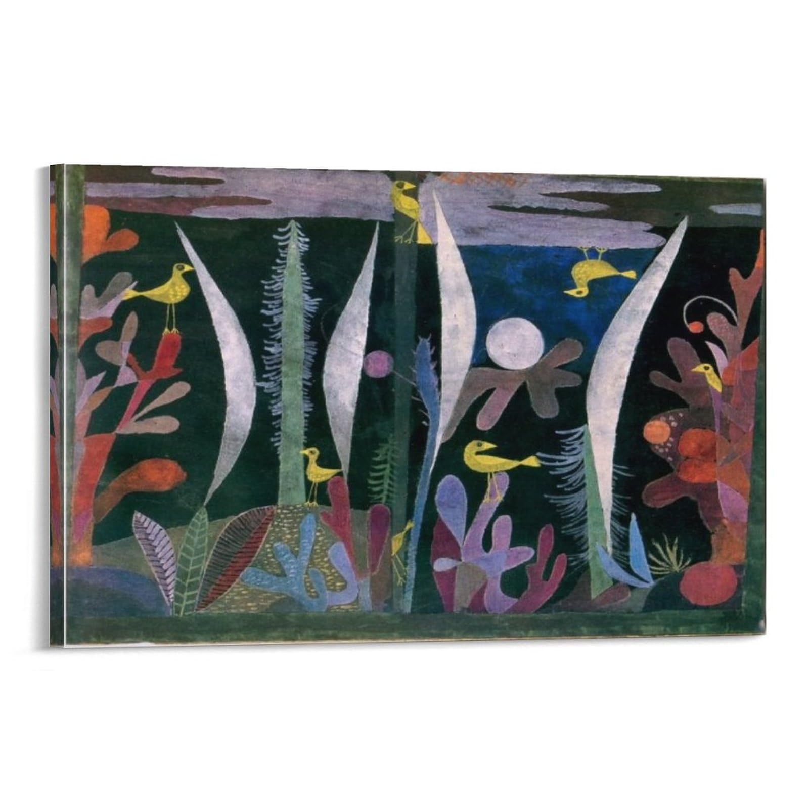 Amazon.co.jp: Paul Kleeパウル・クレー代表作「黄色い鳥のいる風景