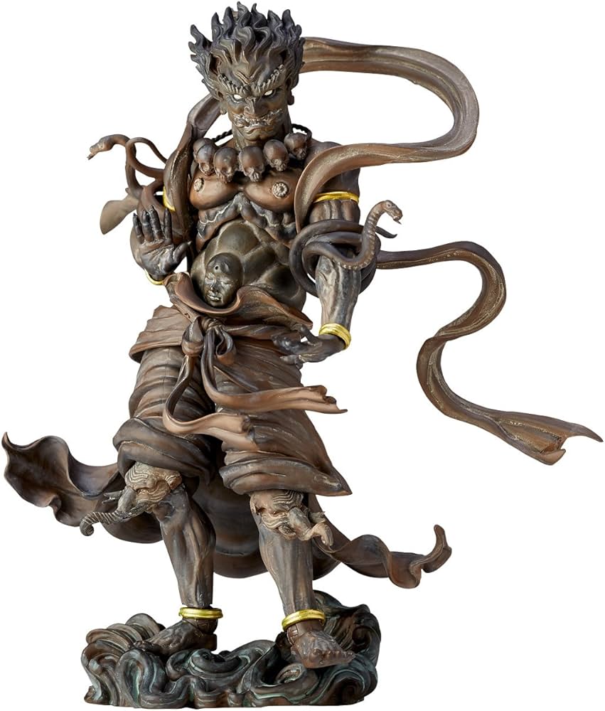 Amazon.co.jp: タケヤ式自在置物 深沙大将 木彫版 全高約142mm PVC&ABS