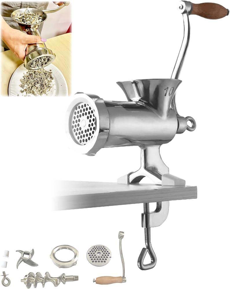 Amazon | ミートチョッパー MT-10 10型 手動式 ネジ止め固定 肉挽き