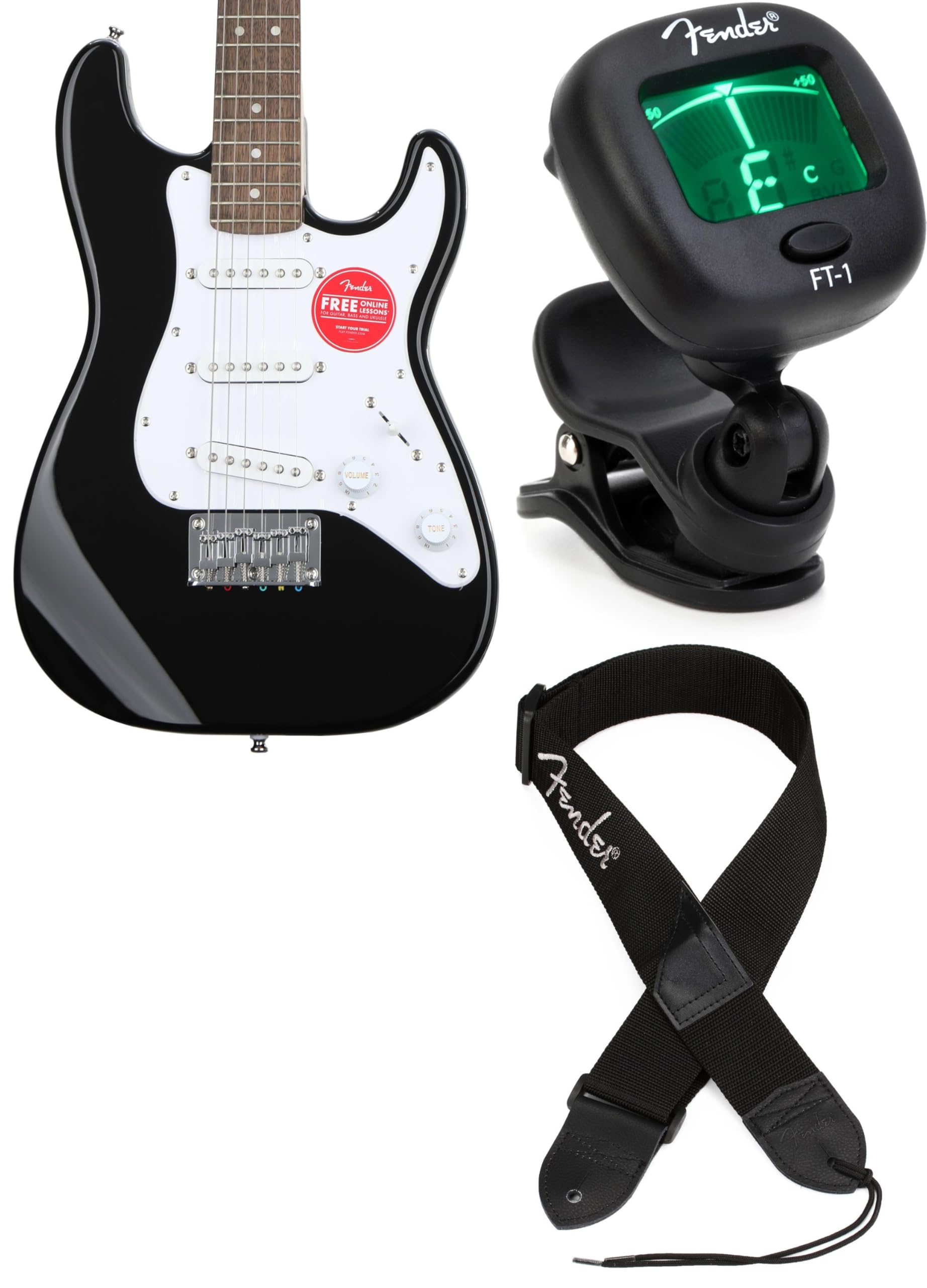 Amazon.com: Fender Squier Mini Stratocaster Electric Guitar